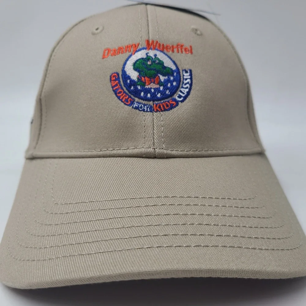 Florida Gators Hat Fitted L-XL Beige Danny Wuerffel Gators for Kids Classic Golf